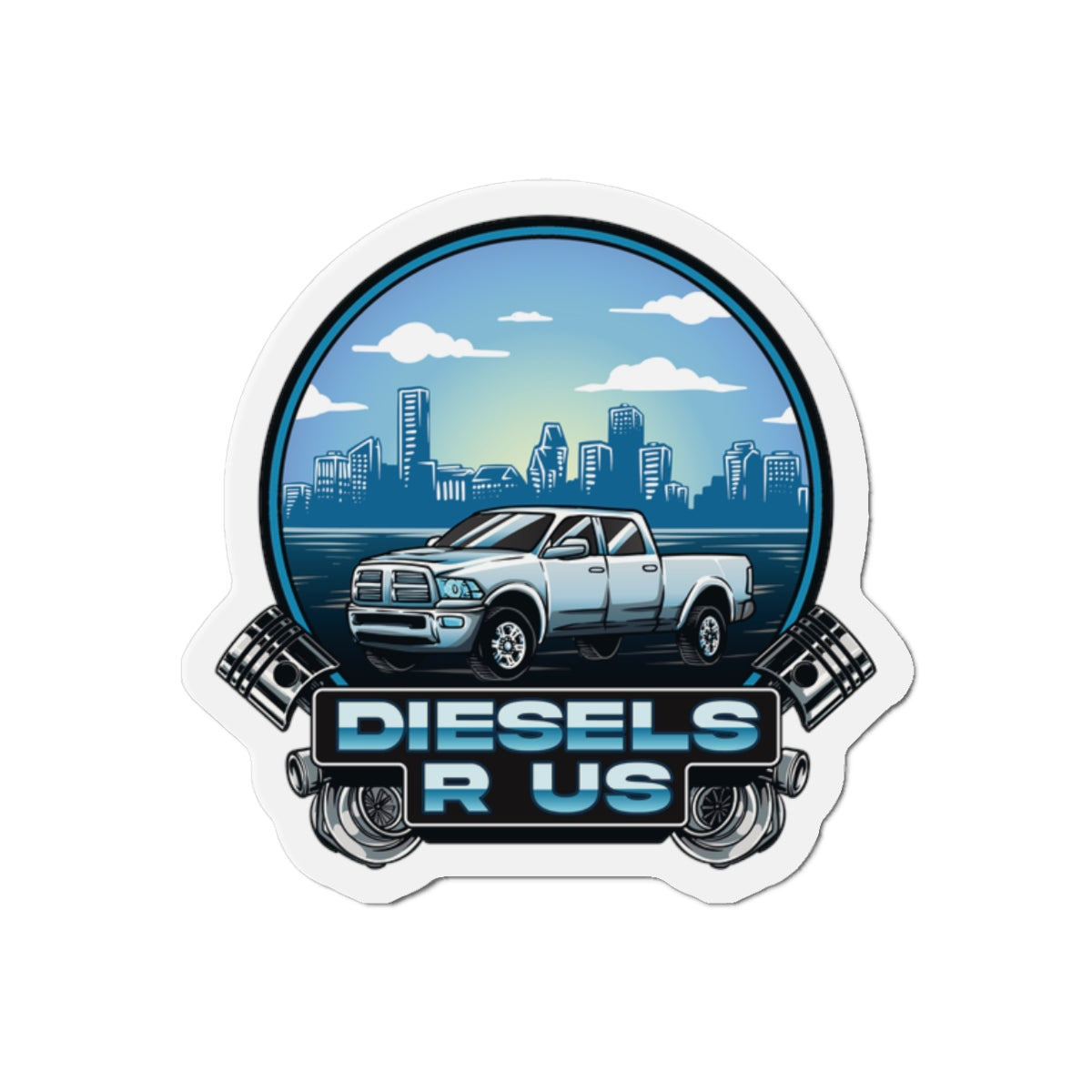 DRU Die-Cut Vinyl Magnet