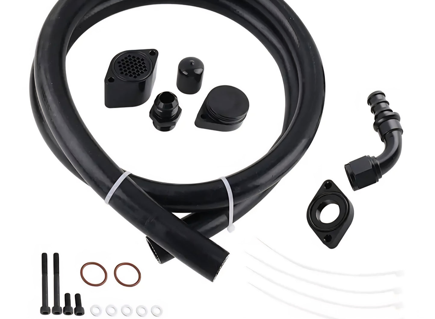 Cranck case ventilation relocation  kit