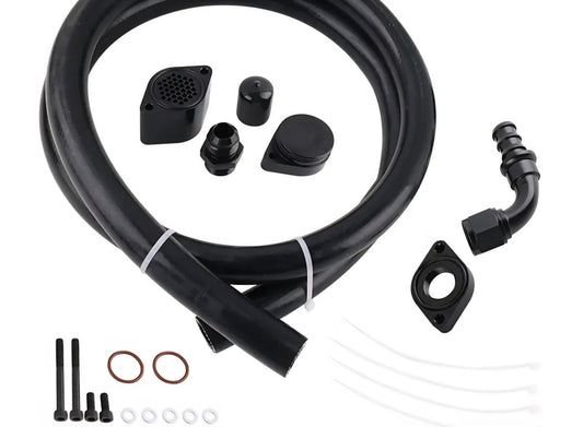 Cranck case ventilation relocation  kit